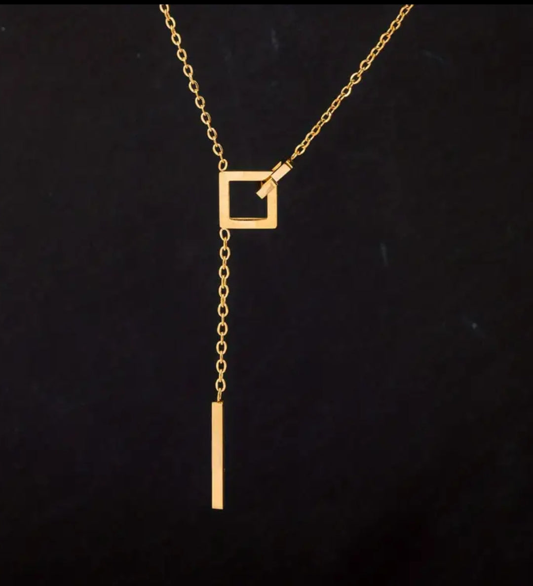 Hochwertige goldfarbene Edelstahl-Halskette im Hip-Hop-Stil, verstellbar, perfekter Frauenschmuck – ideal als Geschenk zu Geburtstag oder Valentinstag.